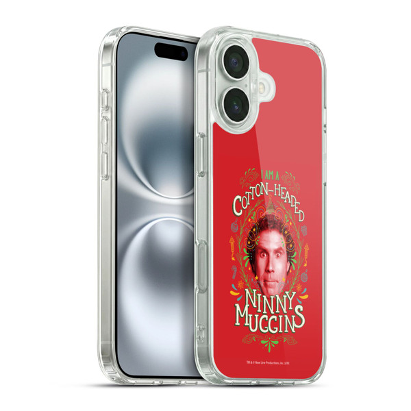 Elf Movie Graphics 2 Ninny Muggins Soft Gel Case for Apple iPhone 16 Plus & MagSafe