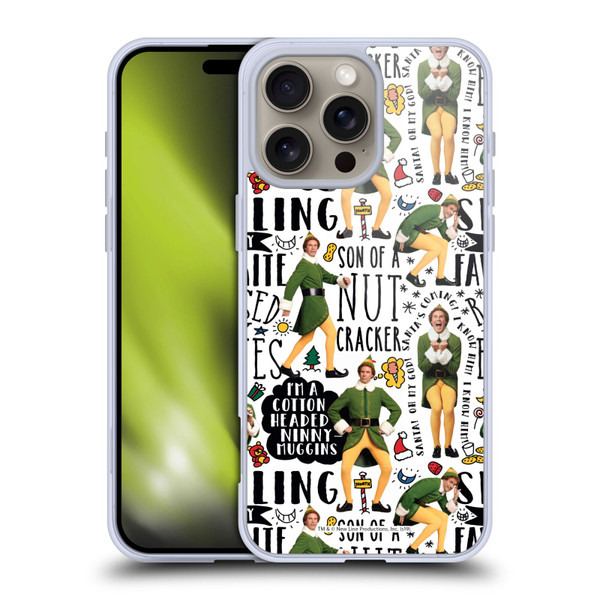 Elf Movie Graphics 2 Buddy Pattern Soft Gel Case for Apple iPhone 16 Pro Max