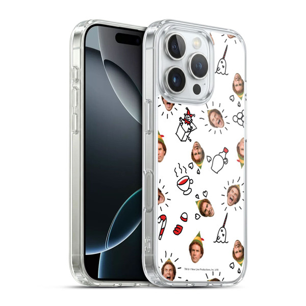 Elf Movie Graphics 2 Buddy Face Pattern Soft Gel Case for Apple iPhone 16 Pro & MagSafe