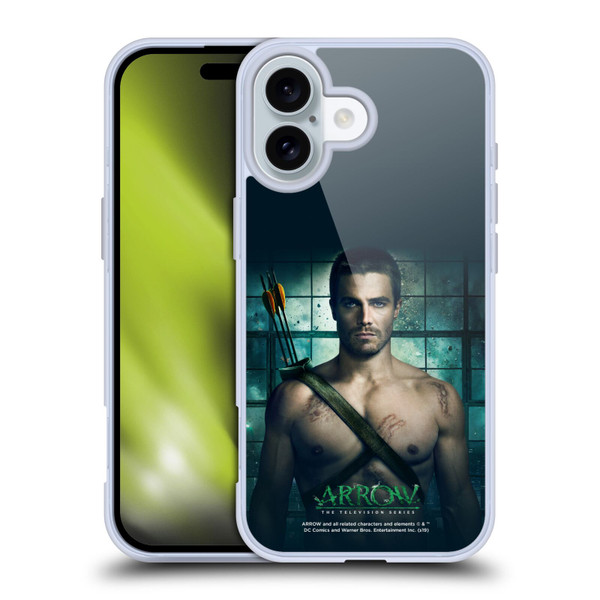 Arrow TV Series Posters Oliver Queen Soft Gel Case for Apple iPhone 16