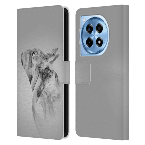 Klaudia Senator French Bulldog 2 Emotions Leather Book Wallet Case Cover For OnePlus 12R