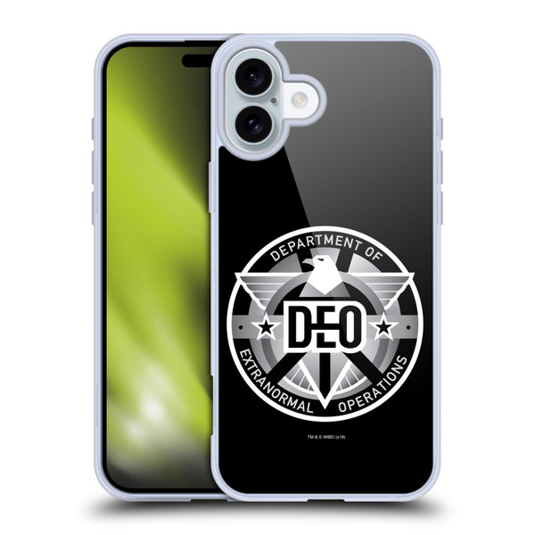 Supergirl TV Series Graphics Deo Soft Gel Case for Apple iPhone 16 Plus