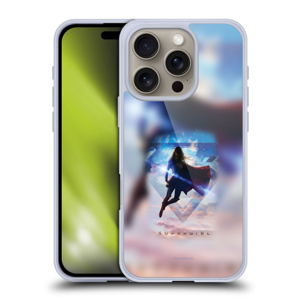 Supergirl TV Series Key Art Poster Soft Gel Case for Apple iPhone 16 Pro