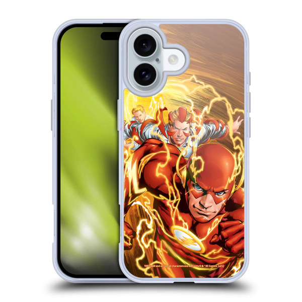 The Flash DC Comics Comic Book Covers New 52 Vol 4 #1 Soft Gel Case for Apple iPhone 16