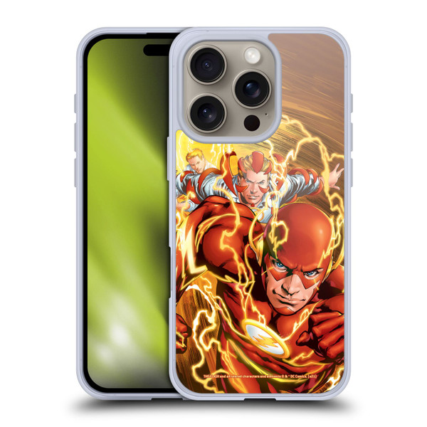 The Flash DC Comics Comic Book Covers New 52 Vol 4 #1 Soft Gel Case for Apple iPhone 16 Pro