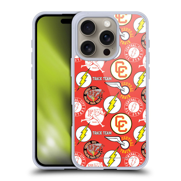 The Flash DC Comics Fast Fashion Pattern Soft Gel Case for Apple iPhone 16 Pro