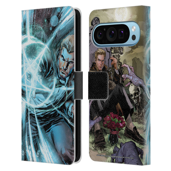 Justice League DC Comics Dark Comic Art Constantine #1 Leather Book Wallet Case Cover For Google Pixel 9 / Pixel 9 Pro