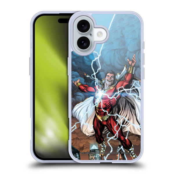 Justice League DC Comics Shazam Comic Book Art Issue #1 Variant 2019 Soft Gel Case for Apple iPhone 16