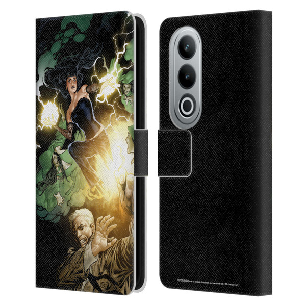 Justice League DC Comics Dark Comic Art Constantine and Zatanna Leather Book Wallet Case Cover For OPPO OnePlus Ace 3V 5G