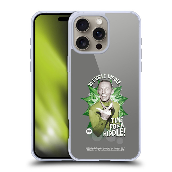 Batman TV Series Character Art Riddler Hi Diddle Soft Gel Case for Apple iPhone 16 Pro Max