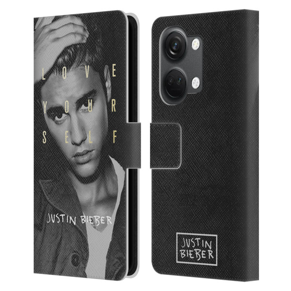 Justin Bieber Purpose B&w Love Yourself Leather Book Wallet Case Cover For OnePlus Nord 3 5G