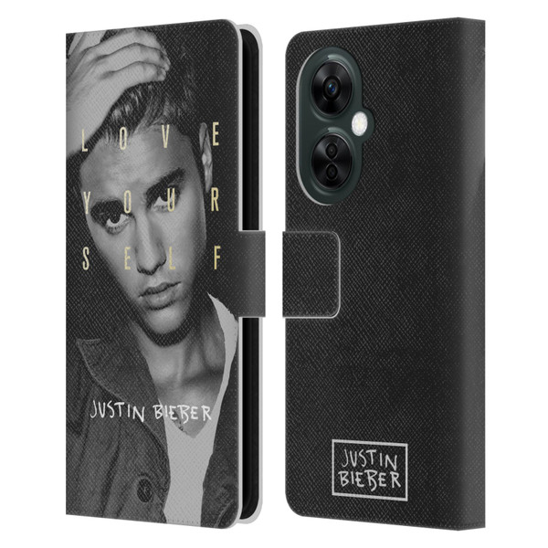 Justin Bieber Purpose B&w Love Yourself Leather Book Wallet Case Cover For OnePlus Nord CE 3 Lite 5G