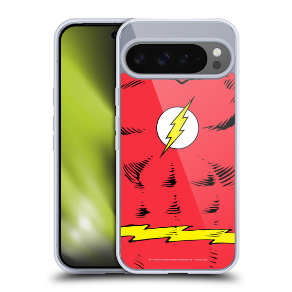 The Flash DC Comics Logo Costume Soft Gel Case for Google Pixel 9 Pro XL