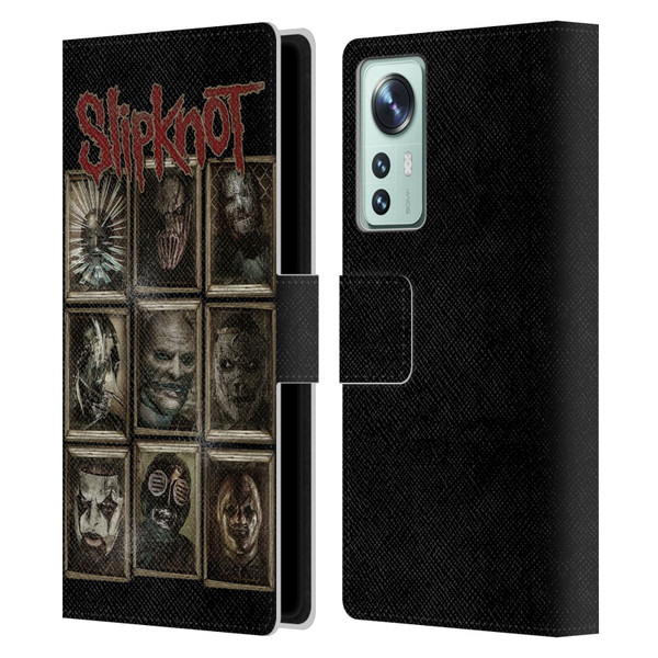 Slipknot Key Art Covered Faces Leather Book Wallet Case Cover For Xiaomi 12