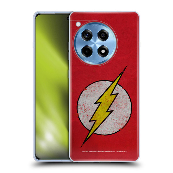 The Flash DC Comics Logo Distressed Look Soft Gel Case for OPPO OnePlus Ace 3 5G