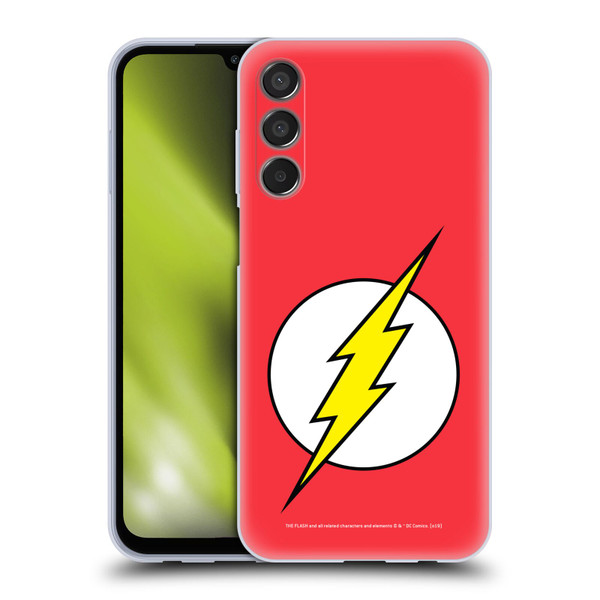 The Flash DC Comics Logo Plain Soft Gel Case for Samsung Galaxy M15/F15 5G
