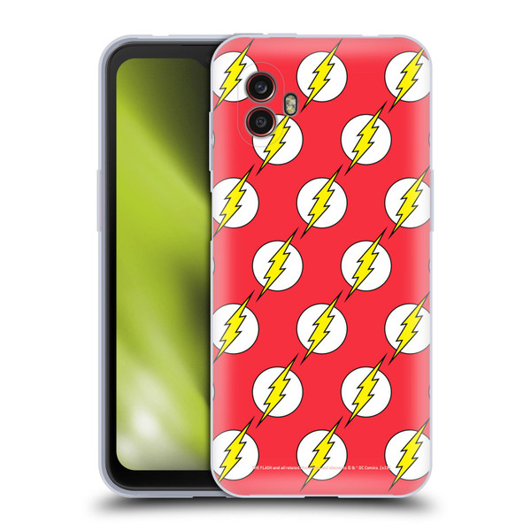 The Flash DC Comics Logo Pattern Soft Gel Case for Samsung Galaxy Xcover6 Pro/Pro2