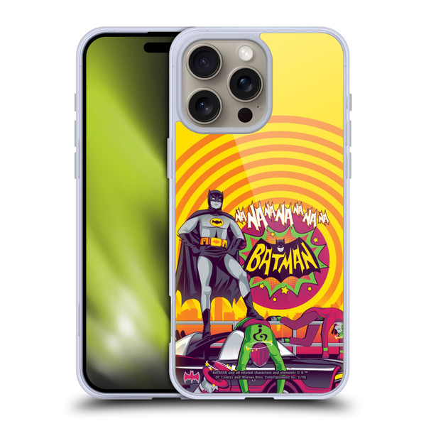 Batman TV Series Graphics Na Na Na Na Soft Gel Case for Apple iPhone 16 Pro Max