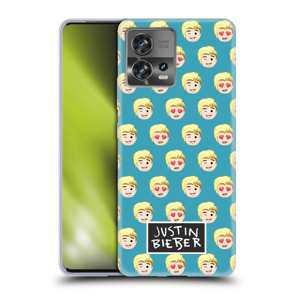 Justin Bieber Justmojis Patterns Soft Gel Case for Motorola Moto Edge 30 Fusion