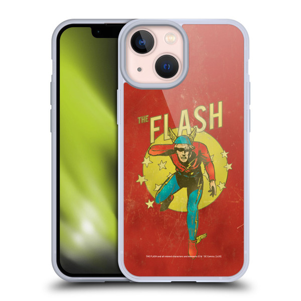 The Flash DC Comics Vintage Jay Garrick Soft Gel Case for Apple iPhone 13 Mini