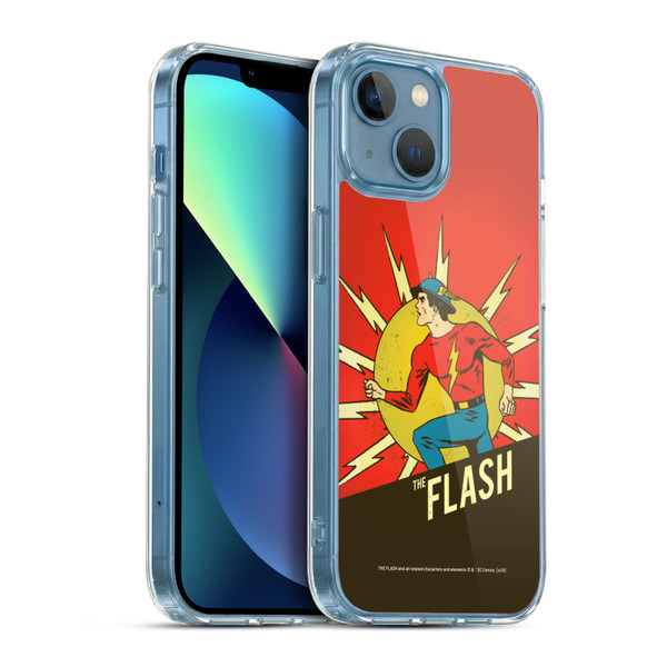 The Flash DC Comics Vintage Jay Garrick 2 Soft Gel Case for Apple iPhone 13 Mini & MagSafe