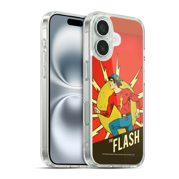 The Flash DC Comics Vintage Jay Garrick 2 Soft Gel Case for Apple iPhone 16 & MagSafe