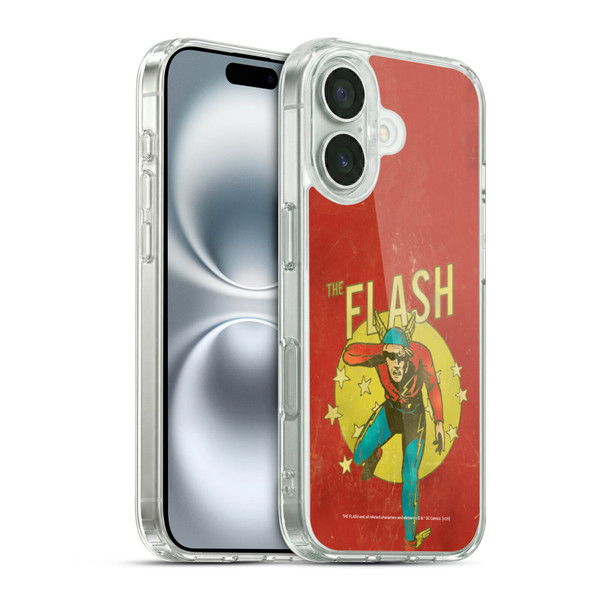 The Flash DC Comics Vintage Jay Garrick Soft Gel Case for Apple iPhone 16 & MagSafe