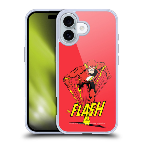 The Flash DC Comics Vintage Speedster Soft Gel Case for Apple iPhone 16
