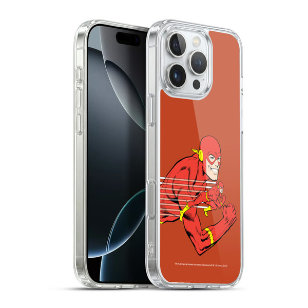 The Flash DC Comics Vintage Double Soft Gel Case for Apple iPhone 16 Pro Max & MagSafe