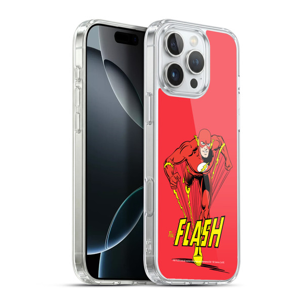 The Flash DC Comics Vintage Speedster Soft Gel Case for Apple iPhone 16 Pro Max & MagSafe
