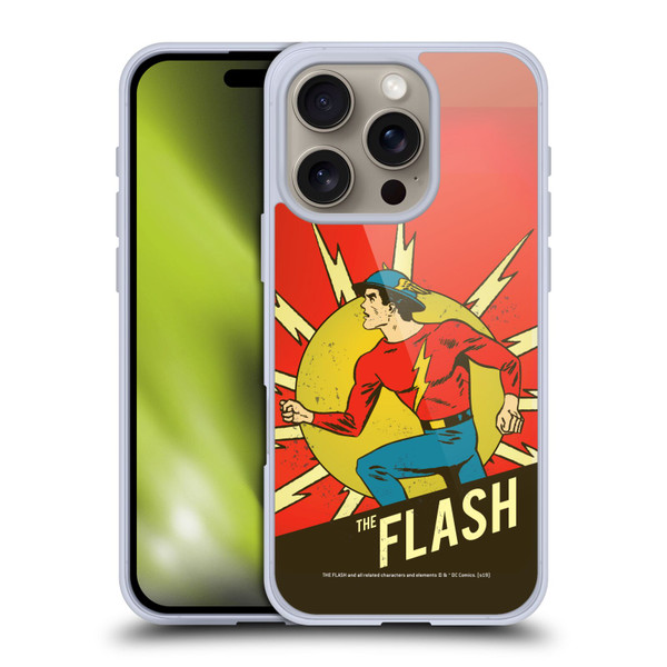 The Flash DC Comics Vintage Jay Garrick 2 Soft Gel Case for Apple iPhone 16 Pro
