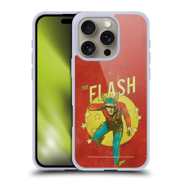The Flash DC Comics Vintage Jay Garrick Soft Gel Case for Apple iPhone 16 Pro