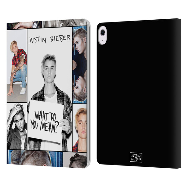 Justin Bieber Purpose Grid Poster Leather Book Wallet Case Cover For Apple iPad Air 13 2024