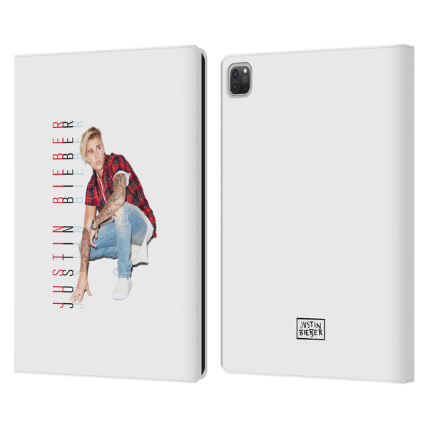 Justin Bieber Purpose Calendar Photo And Text Leather Book Wallet Case Cover For Apple iPad Pro 13 M4 2024