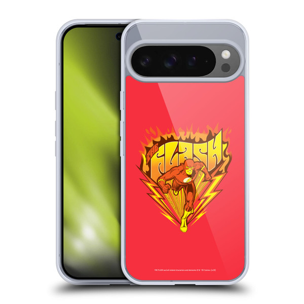 The Flash DC Comics Vintage Fastest Man Soft Gel Case for Google Pixel 9 Pro XL