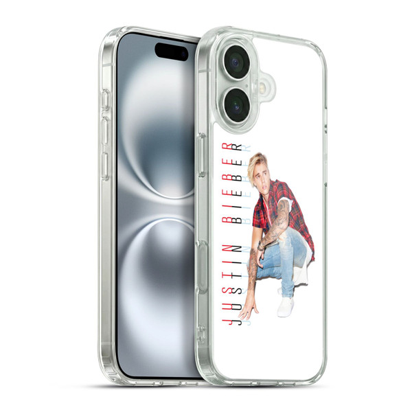 Justin Bieber Purpose Calendar Photo And Text Soft Gel Case for Apple iPhone 16 Plus & MagSafe