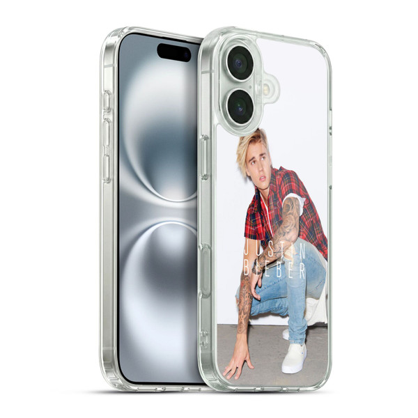 Justin Bieber Purpose Calendar Photo Soft Gel Case for Apple iPhone 16 Plus & MagSafe