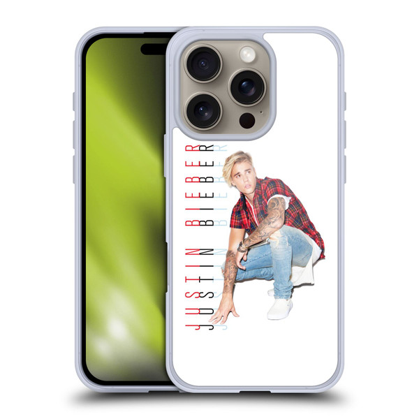 Justin Bieber Purpose Calendar Photo And Text Soft Gel Case for Apple iPhone 16 Pro