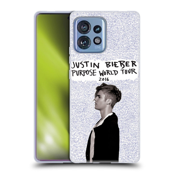 Justin Bieber Purpose World Tour 2016 Soft Gel Case for Motorola Moto Edge 40 Pro