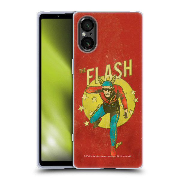 The Flash DC Comics Vintage Jay Garrick Soft Gel Case for Sony Xperia 5 V 5G