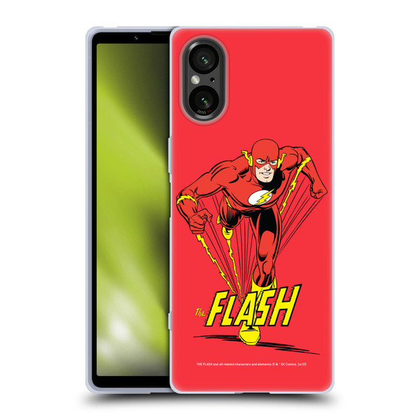 The Flash DC Comics Vintage Speedster Soft Gel Case for Sony Xperia 5 V 5G