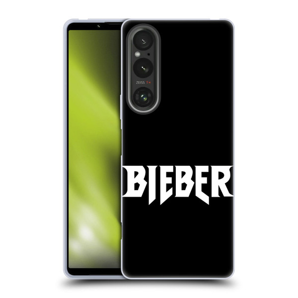Justin Bieber Tour Merchandise Logo Name Soft Gel Case for Sony Xperia 1 V 5G