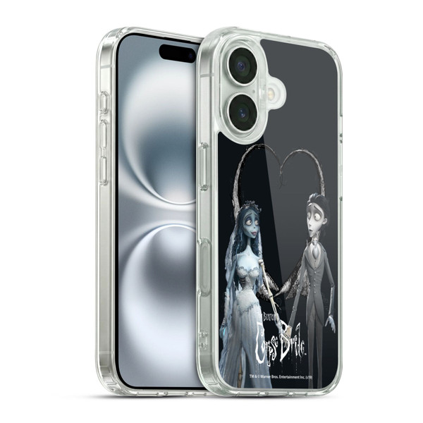 Corpse Bride Key Art Holding Hands Soft Gel Case for Apple iPhone 16 & MagSafe