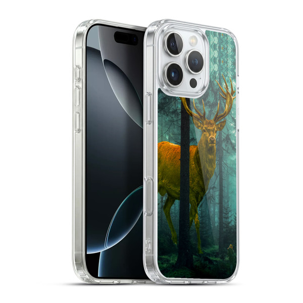 Dave Loblaw Animals Giant Forest Deer Soft Gel Case for Apple iPhone 16 Pro Max & MagSafe