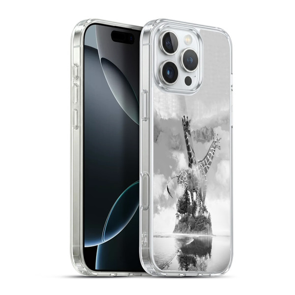 Dave Loblaw Animals Giraffe In The Mist Soft Gel Case for Apple iPhone 16 Pro Max & MagSafe