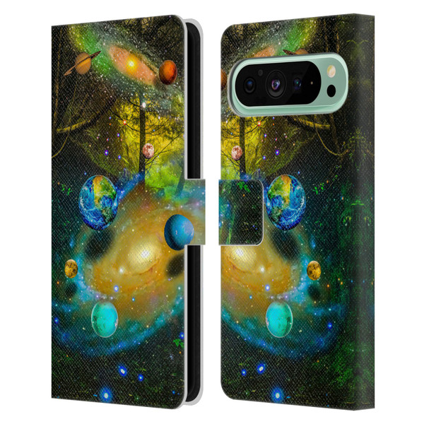 Dave Loblaw Sci-Fi And Surreal Universal Forest Leather Book Wallet Case Cover For Google Pixel 9 Pro XL