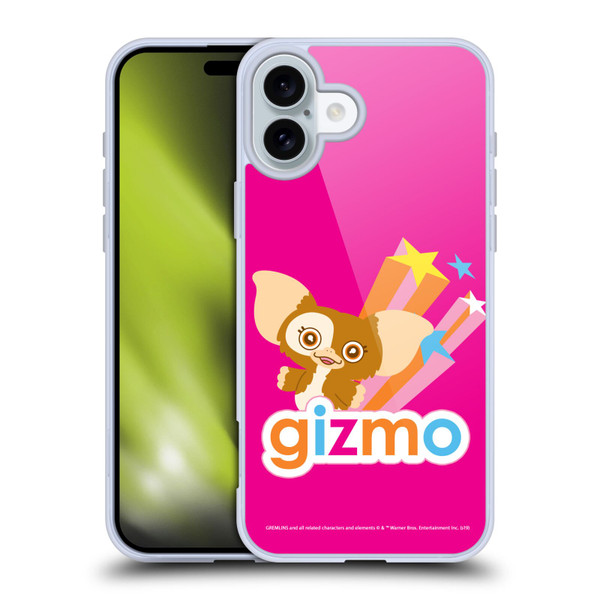 Gremlins Graphics Gizmo Soft Gel Case for Apple iPhone 16 Plus