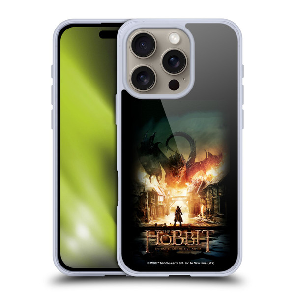 The Hobbit The Battle of the Five Armies Posters Smaug Soft Gel Case for Apple iPhone 16 Pro