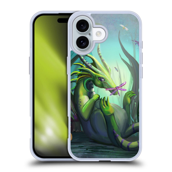 Rose Khan Dragons Baby Green Soft Gel Case for Apple iPhone 16