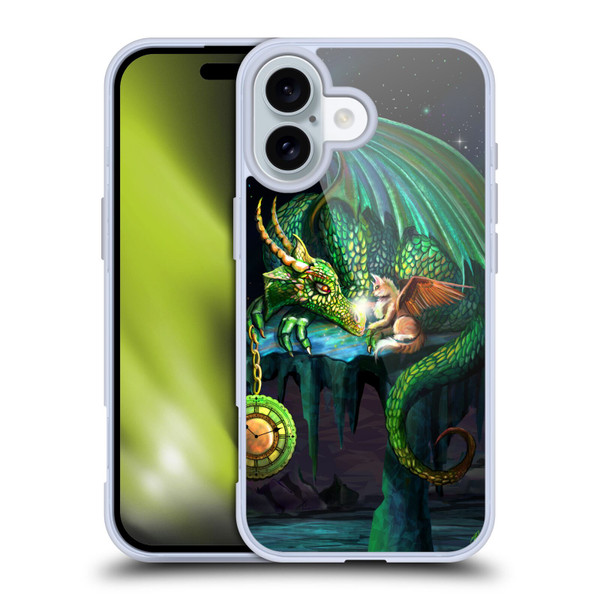 Rose Khan Dragons Green Time Soft Gel Case for Apple iPhone 16